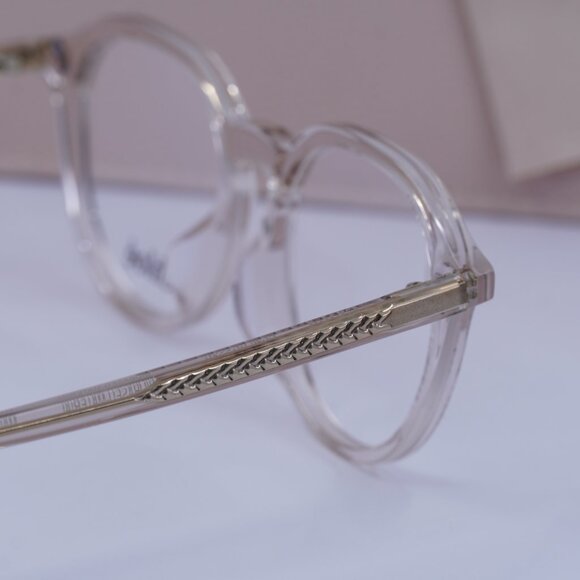 Chloe CH0012OA 001 Round Eyeglasses 50mm - Transparent Pink - Picture 11 of 12